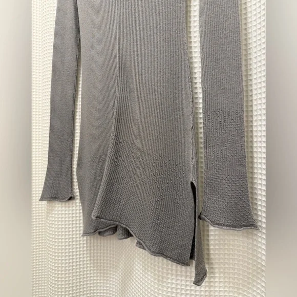 Free People Ribbed Scoop Neck Mini Dress - Silk & Cashmere - Picture 11 of 12